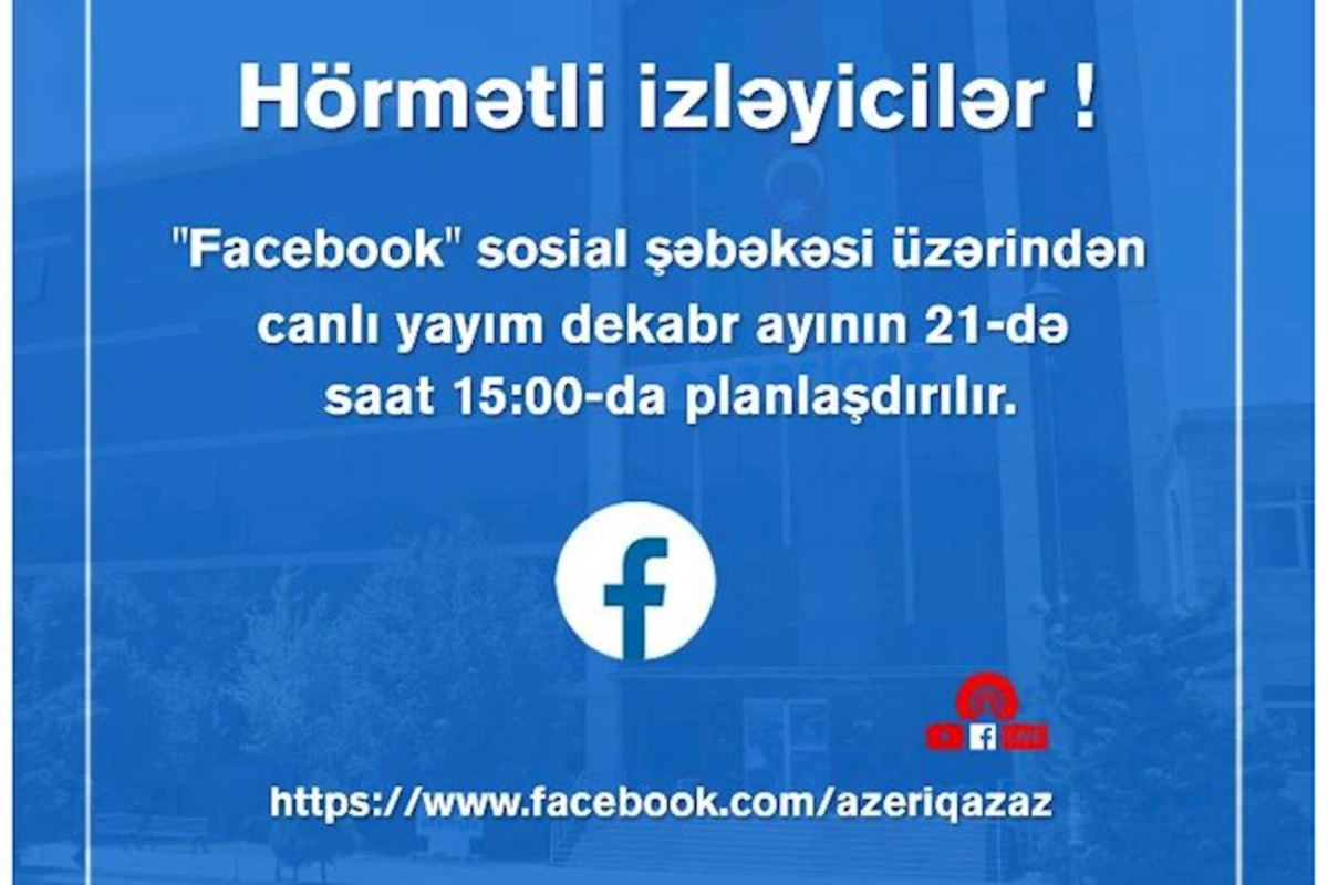 “Azəriqaz” İB rəhbərliyinin növbəti canlı yayımı planlaşdırılır