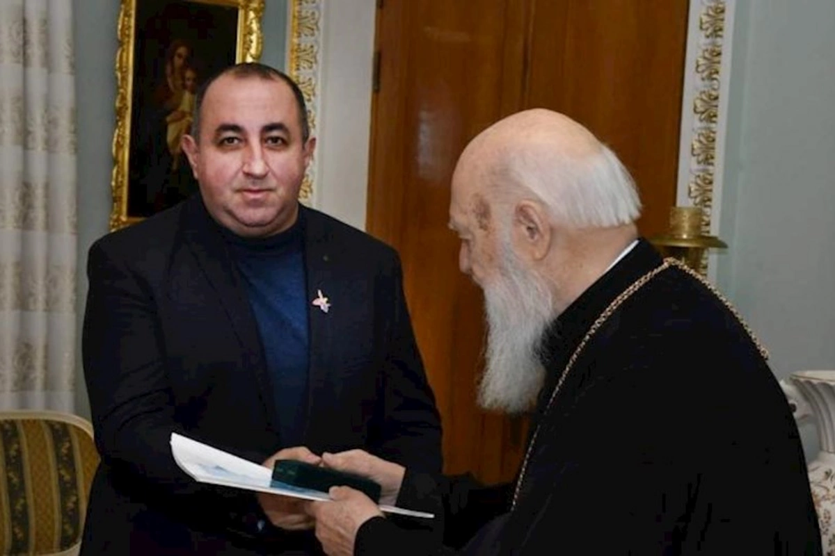 AZƏRTAC-ın Ukrayna müxbiri ölkənin patriarxı tərəfindən medalla təltif edildi — FOTOLAR