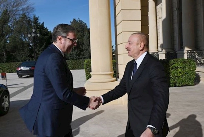 Azərbaycan və Serbiya Prezidentlərinin təkbətək görüşü olub — FOTO