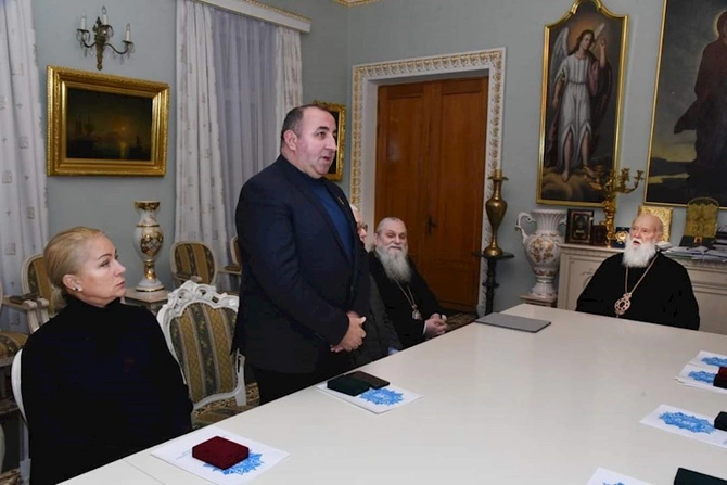 AZƏRTAC-ın Ukrayna müxbiri ölkənin patriarxı tərəfindən medalla təltif edildi — FOTOLAR