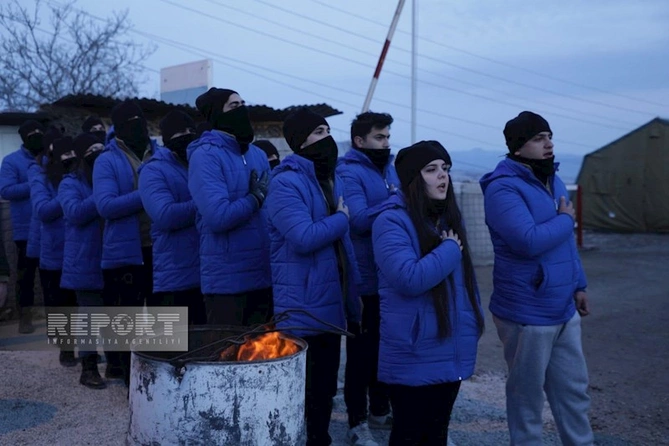 Xankəndi-Laçın yolunda keçirilən etiraz aksiyasının on birinci günü — FOTO