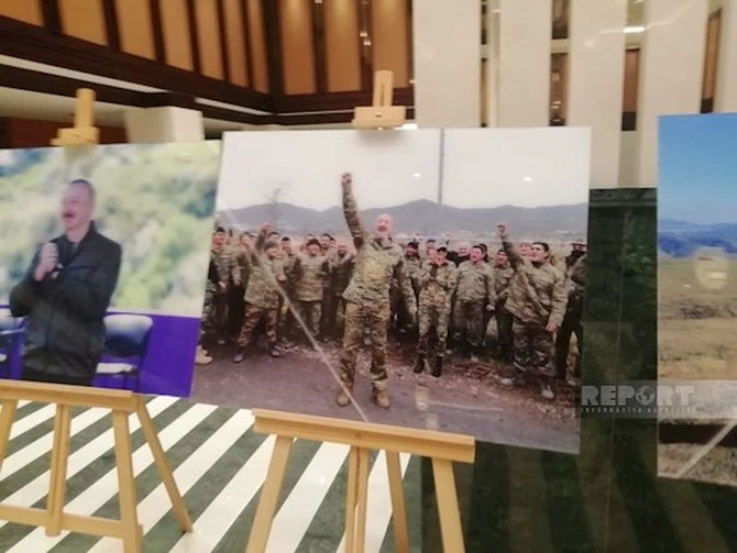 Türkiyə Prezident Administrasiyasında İlham Əliyevlə bağlı fotosərgi nümayiş olundu — FOTO