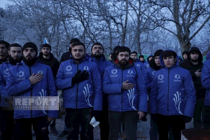 Xankəndi-Laçın yolunda keçirilən etiraz aksiyasının on birinci günü — FOTO