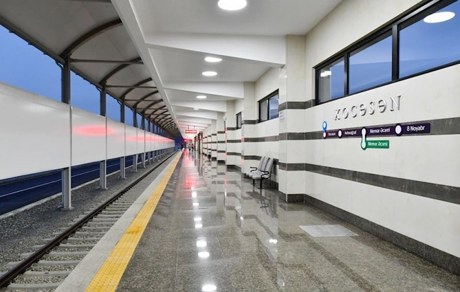 Bu gün açılan Xocəsən” metro stansiyasının görüntüləri — FOTOLAR