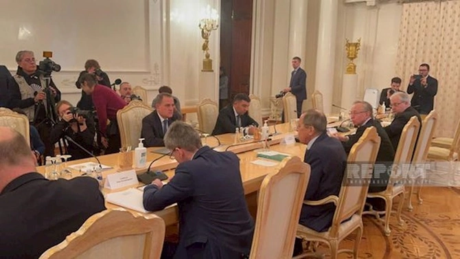 Ceyhun Bayramov və Sergey Lavrov birgə mətbuat konfransı keçirirlər — CANLI YAYAIM (YENİLƏNİB)