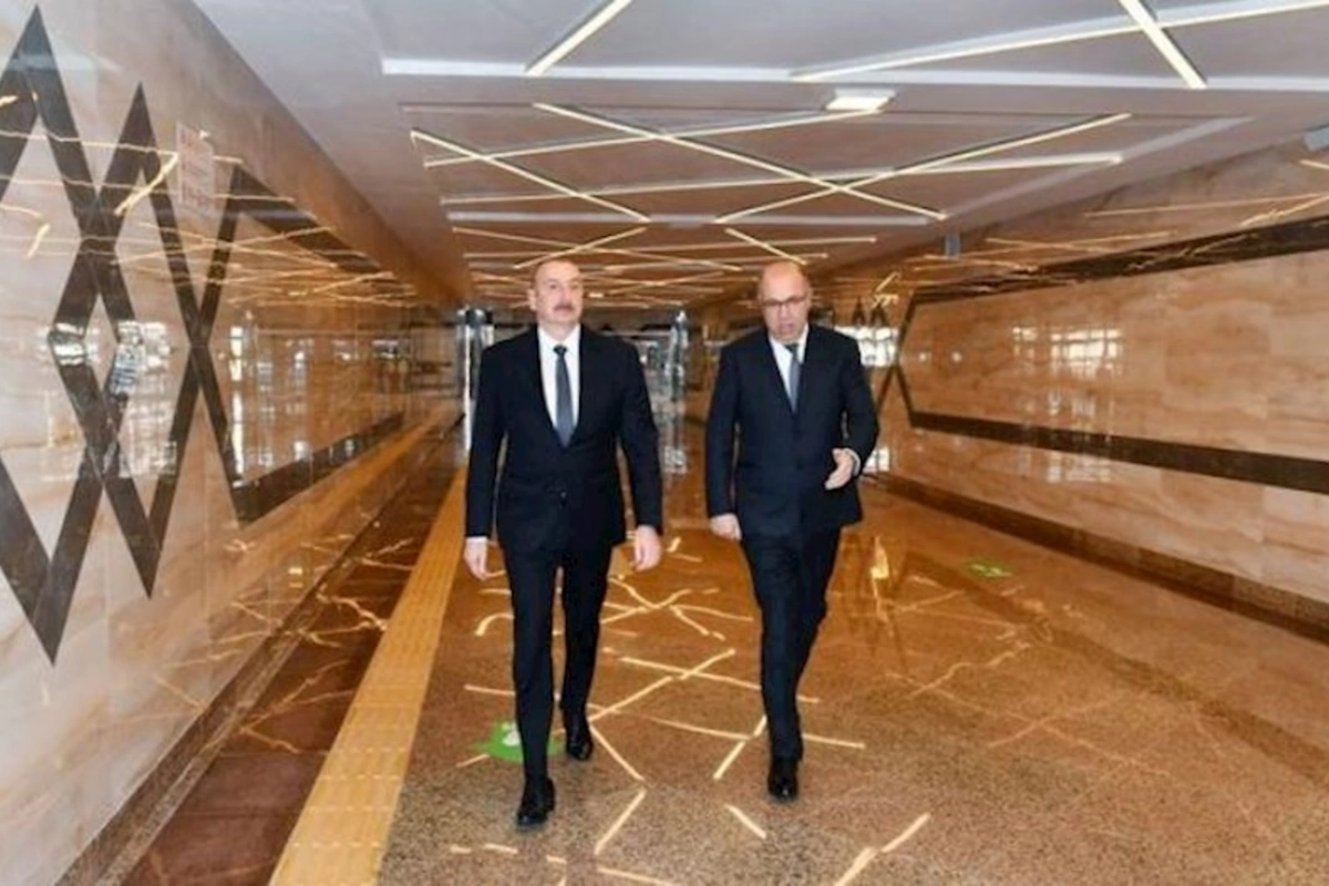 İlham Əliyev “Xocəsən” metro stansiyasının açılışında iştirak edib — YENİLƏNİB (FOTO)