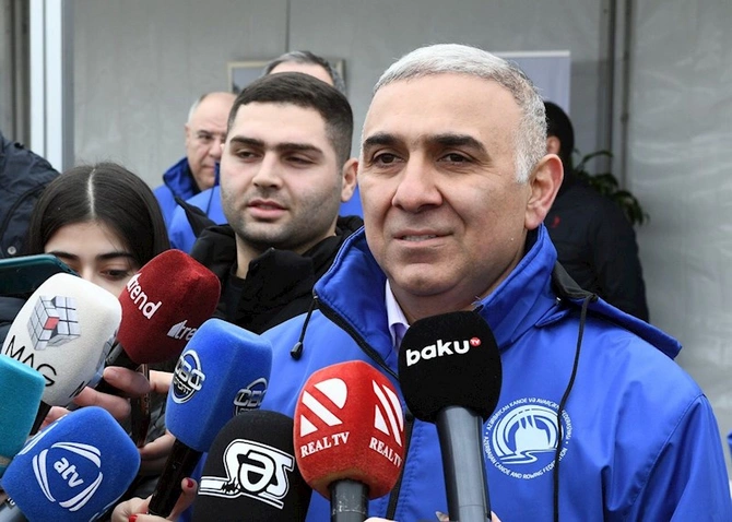 Avarçəkmə Xəzər dənizində — Bakıya qayıtdı (FOTOLAR)