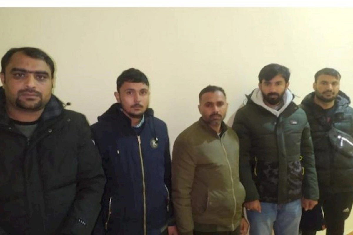 Sərhəddə 5 Pakistan vətəndaşı saxlanıldı — FOTO