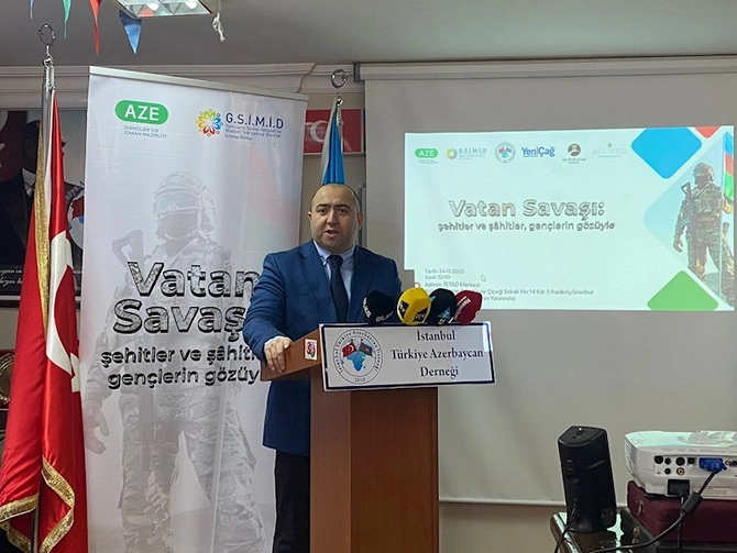 “Vətən müharibəsi: şəhidlər və şahidlər gənclərin gözü ilə”: İstanbulda sənədli filmin təqdimatı keçirildi — FOTOLAR “Vətən müharibəsi: şəhidlər və şahidlər gənclərin gözü ilə”: İstanbulda sənədli filmin təqdimatı keçirildi — FOTOLAR