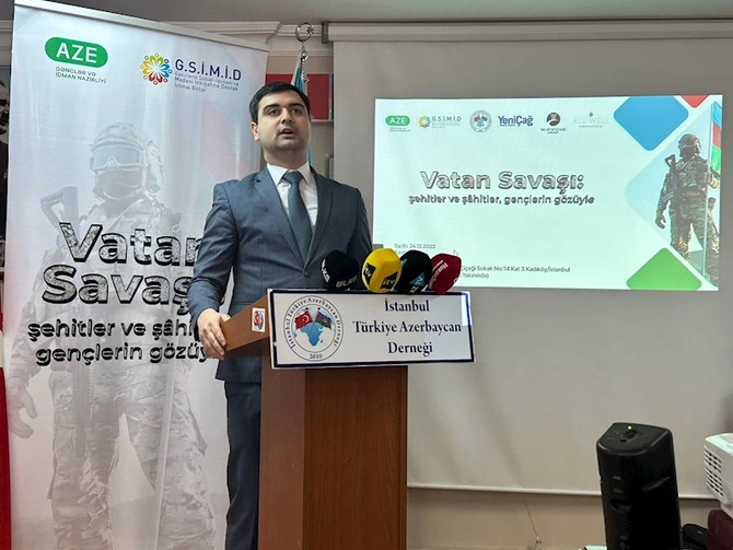 “Vətən müharibəsi: şəhidlər və şahidlər gənclərin gözü ilə”: İstanbulda sənədli filmin təqdimatı keçirildi — FOTOLAR “Vətən müharibəsi: şəhidlər və şahidlər gənclərin gözü ilə”: İstanbulda sənədli filmin təqdimatı keçirildi — FOTOLAR