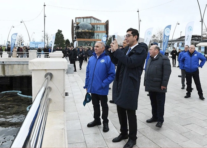 Avarçəkmə Xəzər dənizində — Bakıya qayıtdı (FOTOLAR)