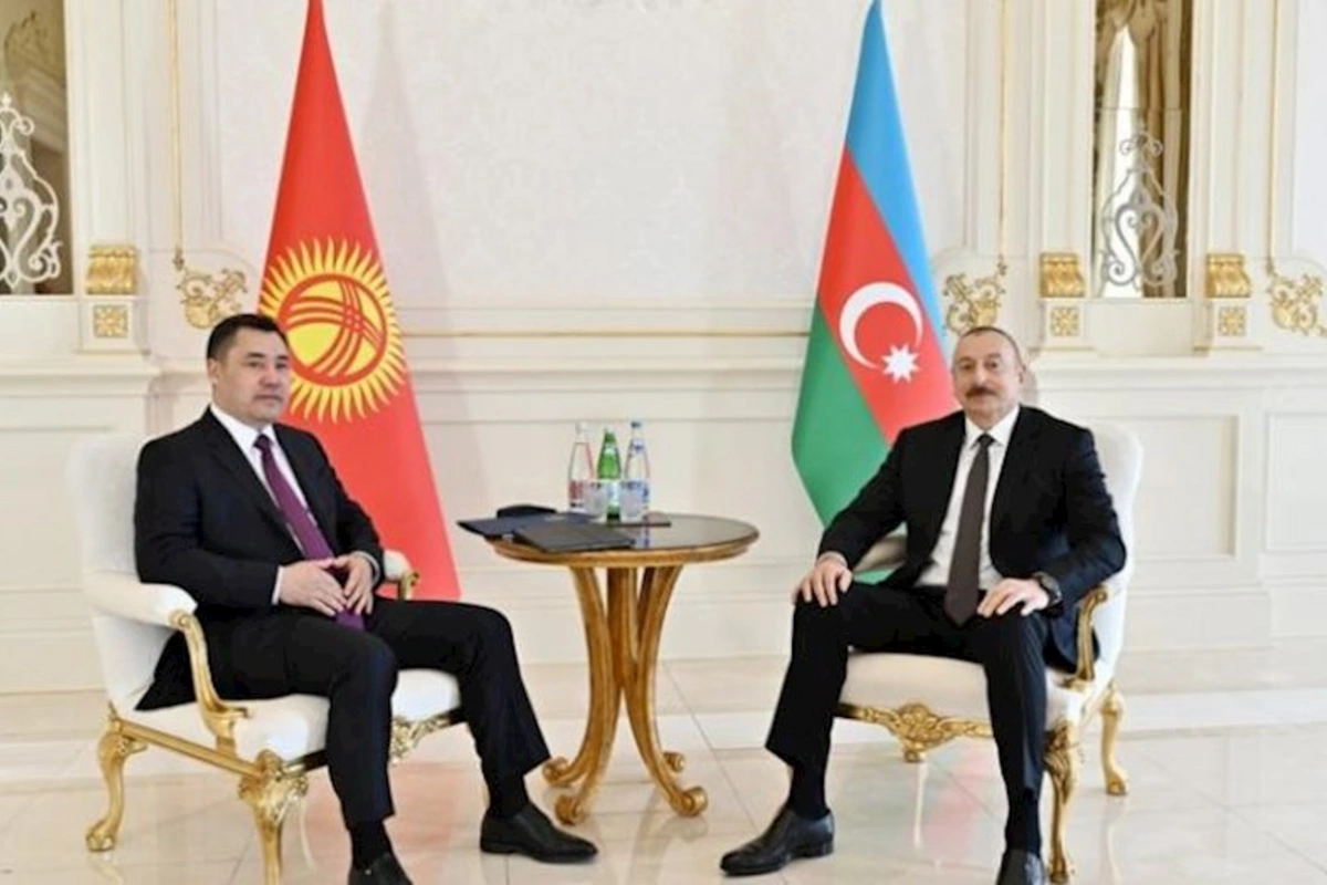 Sadır Japarov İlham Əliyevi təbrik etdi