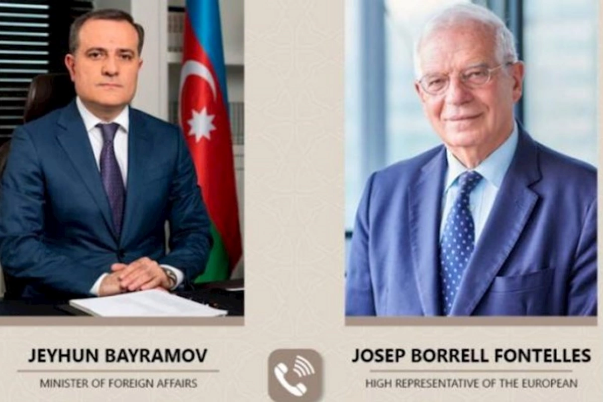 Ceyhun Bayramov Aİ rəsmisilə Laçın yolunu müzakirə edib