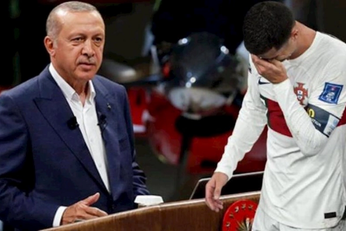 Ərdoğan: “Ronaldunu bitirdilər” — FOTO