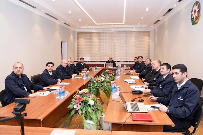 Birliyin Böhran vəziyyətləri və fövqəladə halların idarə olunması komissiyası təlim-məşq keçirib — FOTO