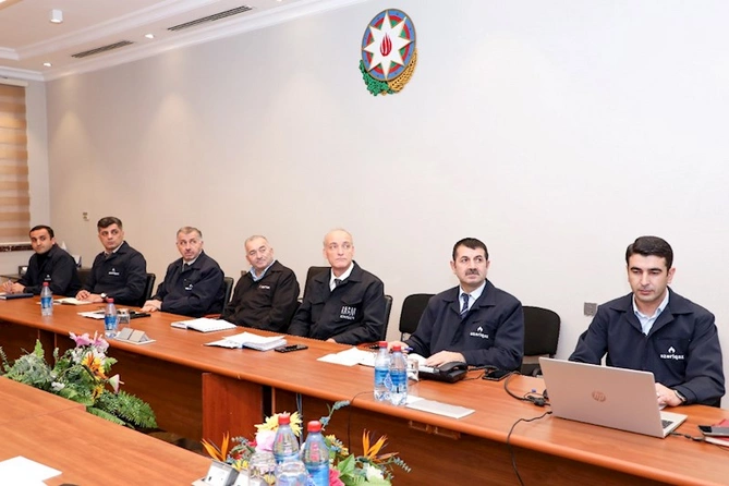 Birliyin Böhran vəziyyətləri və fövqəladə halların idarə olunması komissiyası təlim-məşq keçirib — FOTO