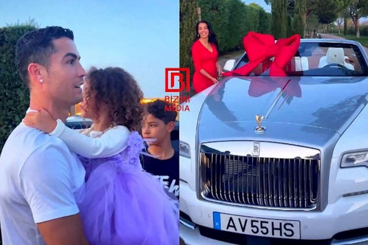 Sevgilisi Ronaldoya lüks avtomobil bağışladı — VİDEO