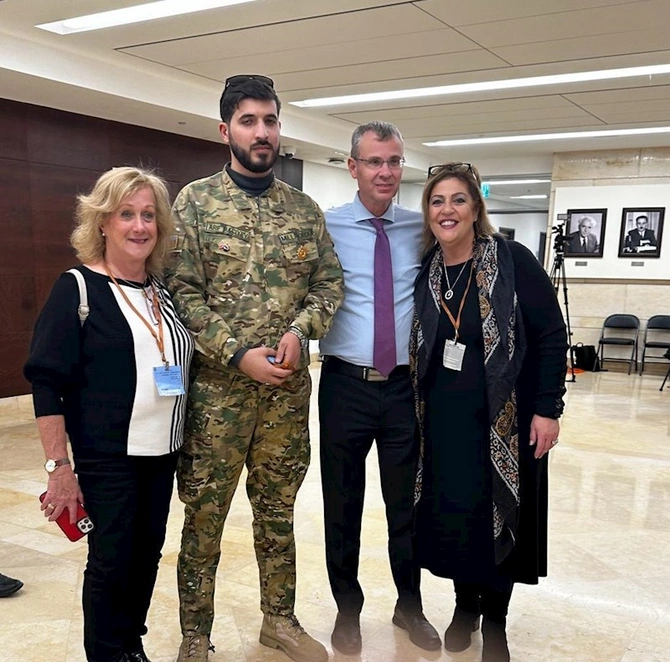 Azərbaycanlı qazi İsrailə səfəri zamanı parlament spikeri və hökumət üzvləri ilə görüşdü — FOTO