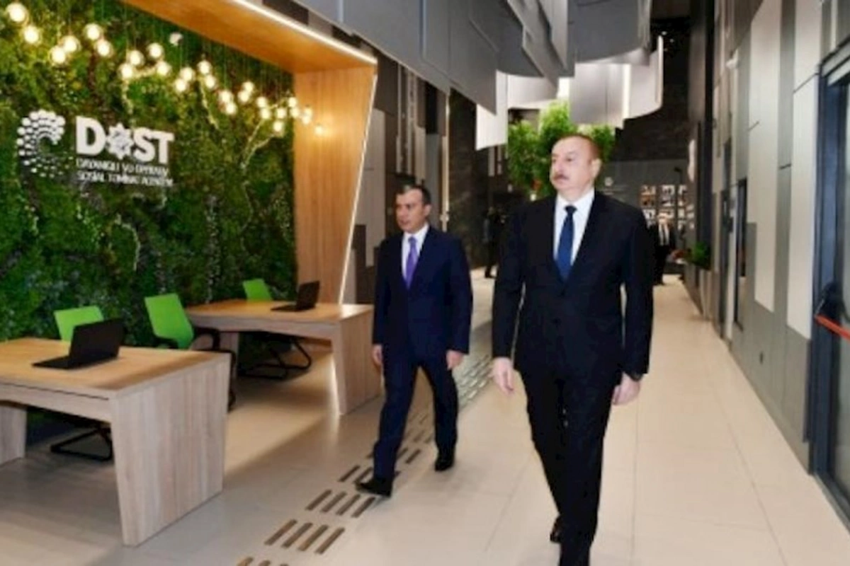 Prezident 5 saylı DOST Mərkəzinin açılışında iştirak etdi