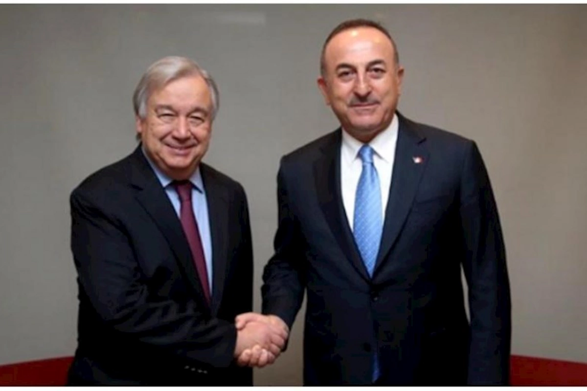 Çavuşoğlu BMT-nin Baş katibi ilə bu məsələləri müzakirə etdi