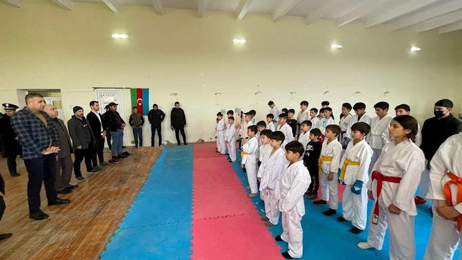 Salyanda karate idman növü üzrə rayon birinciliyi keçirildi — FOTOLAR