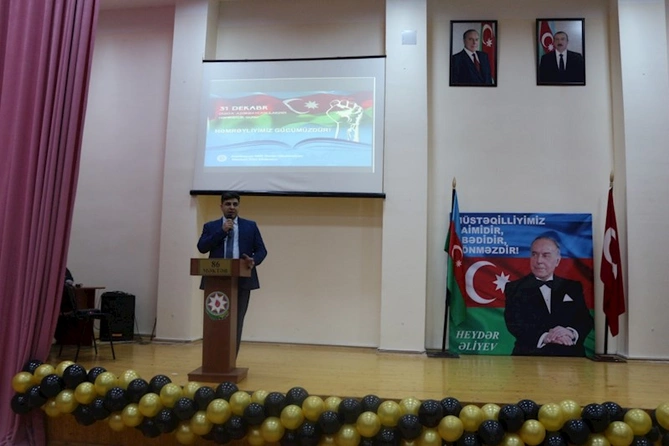 Xətai rayonunda Dünya Azərbaycanlılarının Həmrəyliyi Gününə həsr olunan tədbir keçirildi — FOTOLAR