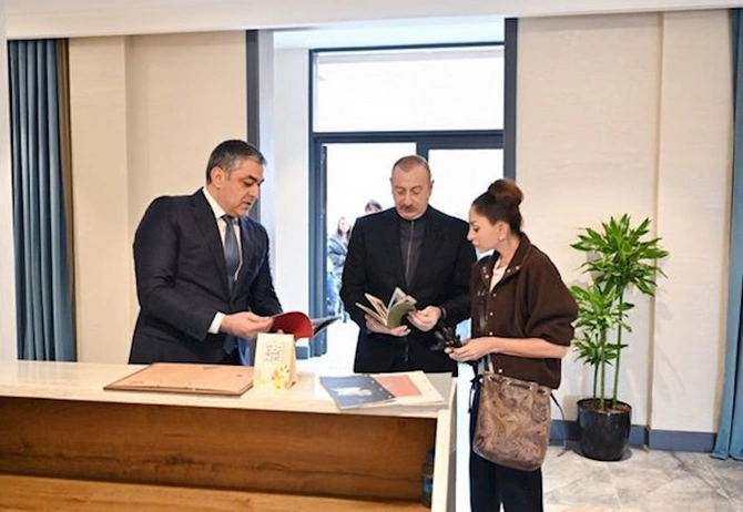 Prezident və xanımı “Şabran” İstirahət Kompleksinin açılışında — YENİLƏNİB (FOTO) Prezident və xanımı “Şabran” İstirahət Kompleksinin açılışında — YENİLƏNİB (FOTO)