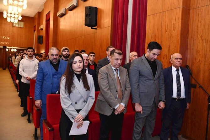 ADNSU-da Şuşanın 270 illiyinə həsr olunan bədii-sənədli film nümayiş olunub — FOTOLAR