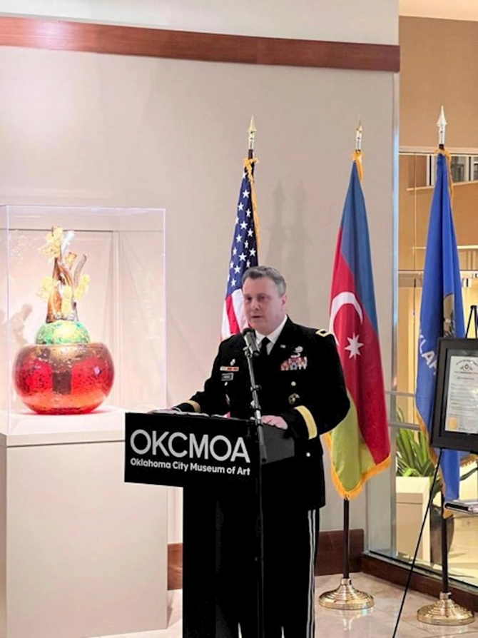 Azərbaycan Ordusu və Oklahoma Milli Qvardiyası arasında tərəfdaşlığın 20 illiyi qeyd edilib