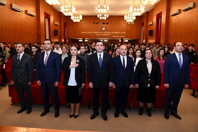 ADNSU-da Şuşanın 270 illiyinə həsr olunan bədii-sənədli film nümayiş olunub — FOTOLAR