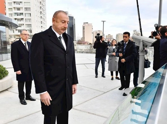 Prezident Mərkəzi Parkın 2-ci hissəsinin açılışına qatıldı — YENİLƏNİB (FOTOLAR)
