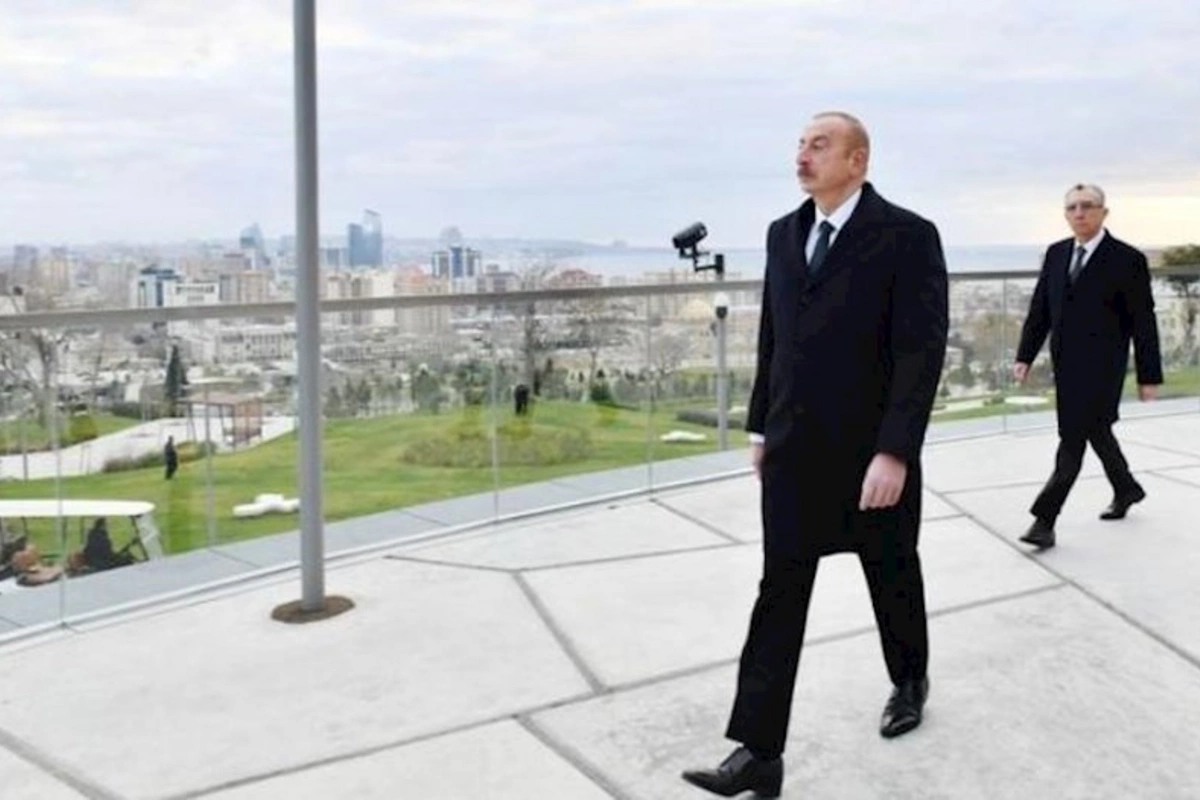 Prezident Mərkəzi Parkın 2-ci hissəsinin açılışına qatıldı — YENİLƏNİB (FOTOLAR)