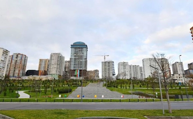 Prezident Mərkəzi Parkın 2-ci hissəsinin açılışına qatıldı — YENİLƏNİB (FOTOLAR)