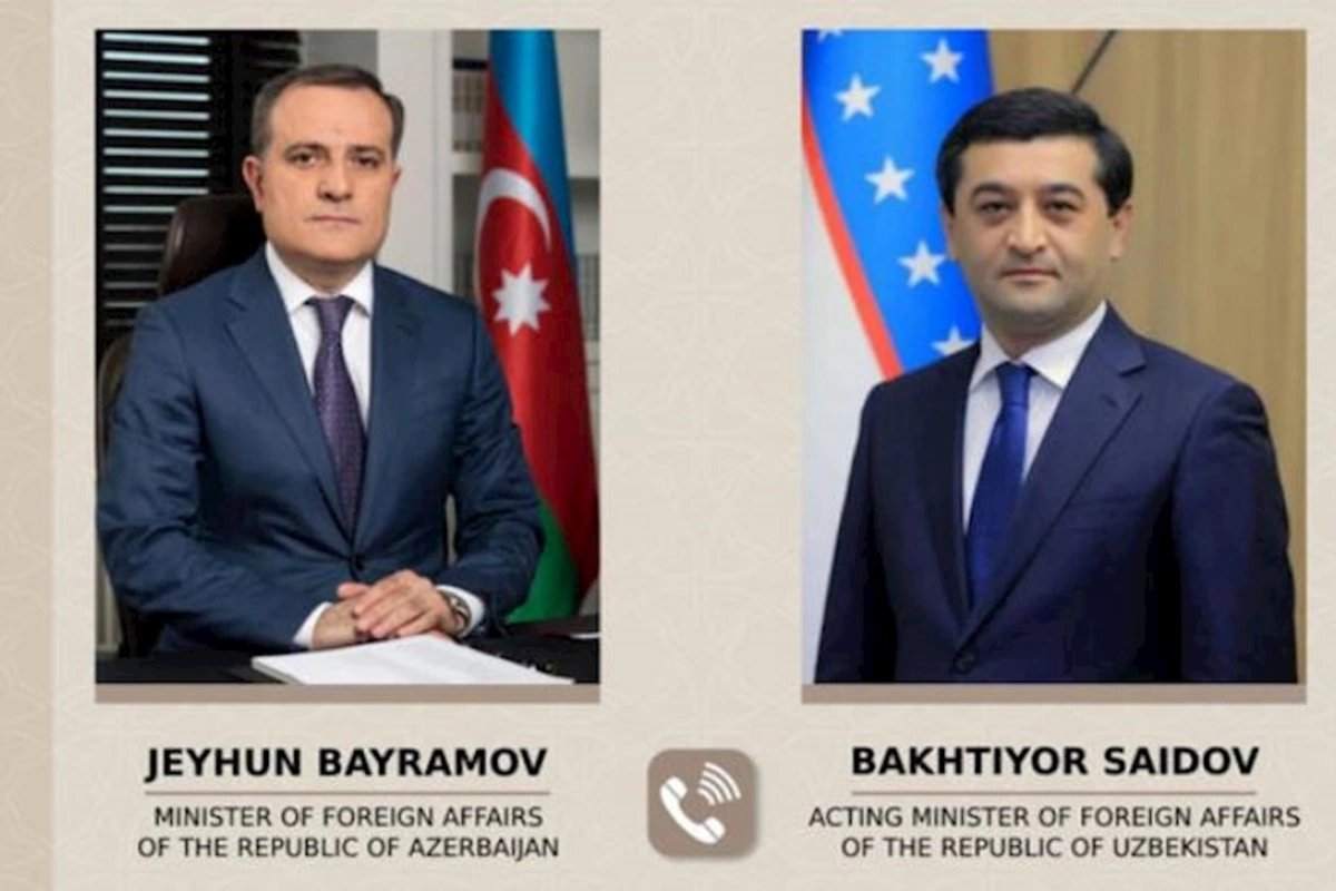 Ceyhun Bayramov özbəkistanlı həmkarı ilə DANIŞDI