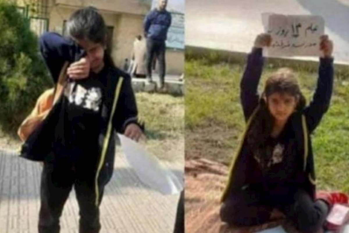 İranda repressiv qüvvələr azyaşlını vəhşicəsinə döydülər — FOTO