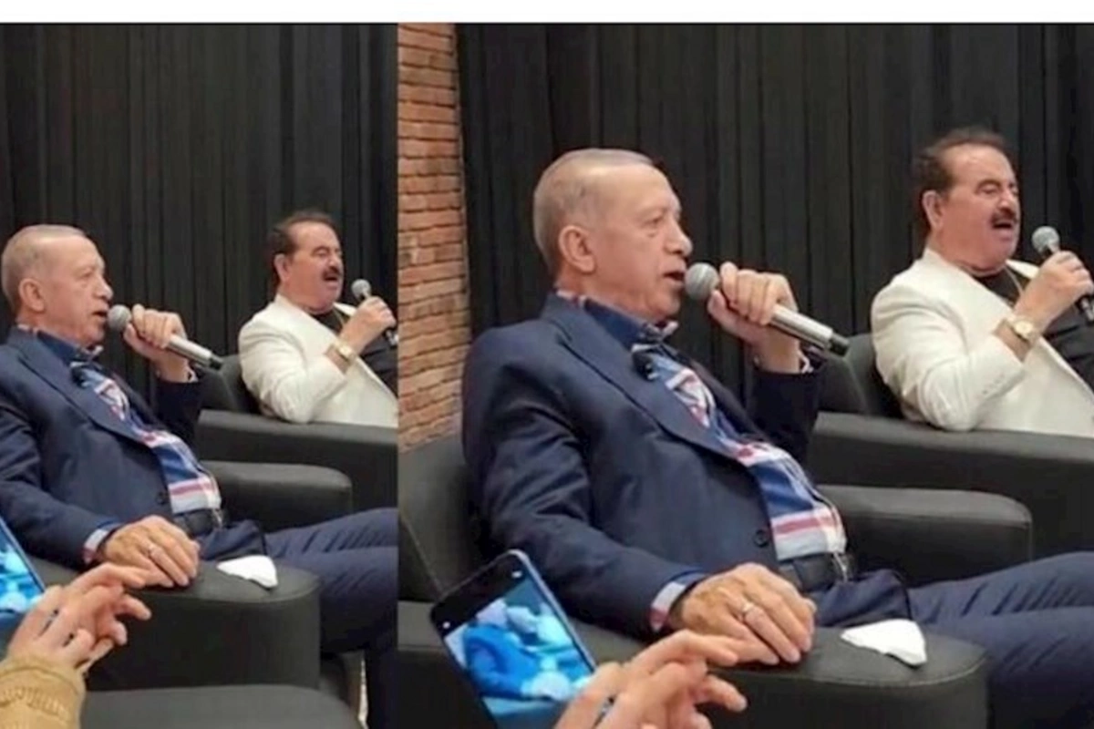 Ərdoğan İbrahim Tatlısəslə mahnı oxudu — VİDEO