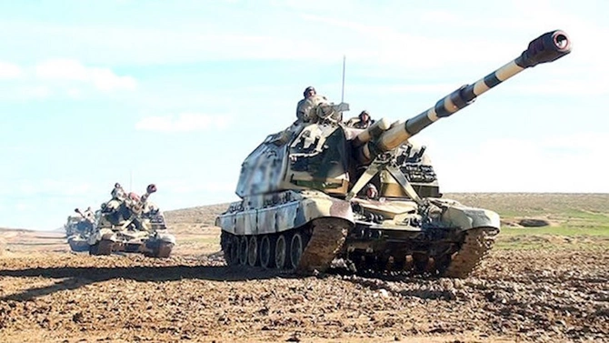 Azərbaycan və Türkiyə hərbçilərinin birgə təlimi keçirilir: Çayın üzərinə körpü atıldı — FOTO/VİDEO