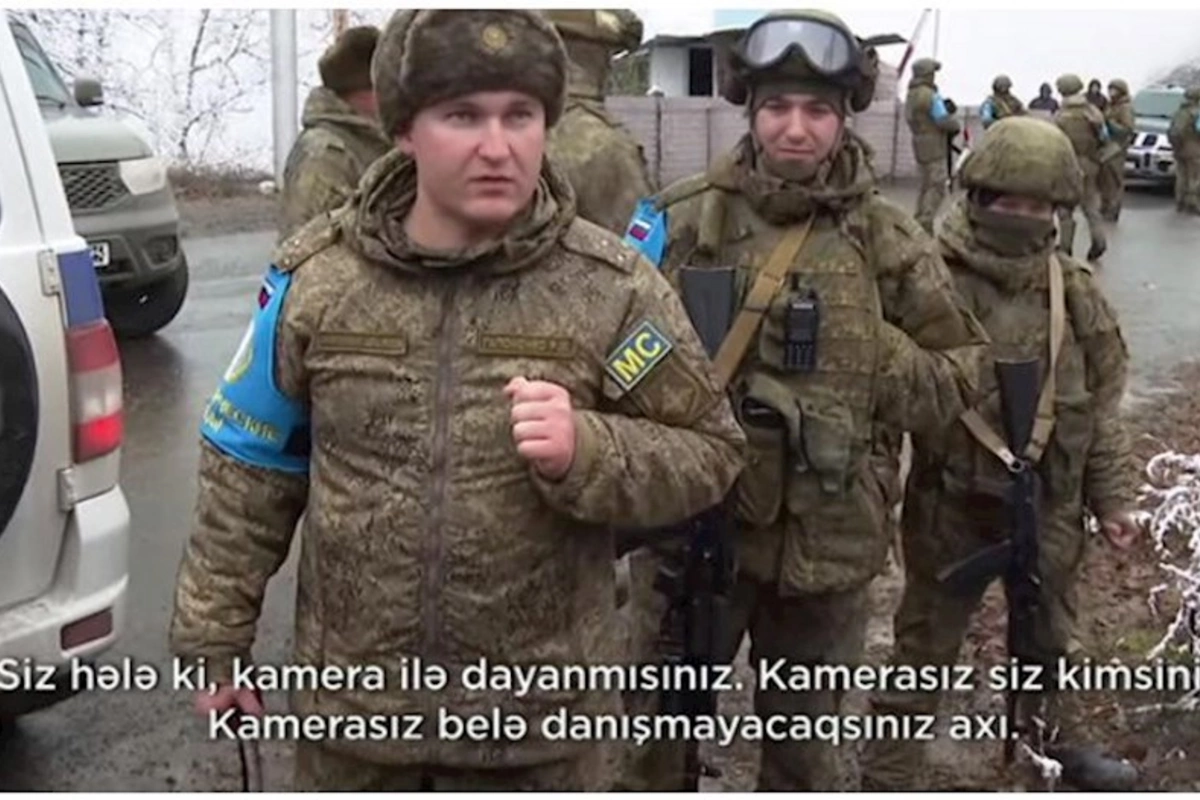 Sülhməramlılar azərbaycanlı jurnalistlərə mane olmaq istədi — VİDEO
