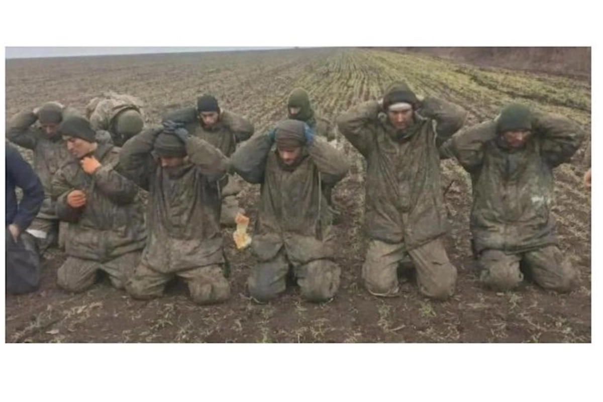 Moskva küçələrindən tutularaq, cəbhəyə göndərilən 100-ə yaxın miqrant Ukrayna ordusuna belə təslim oldu — FOTO