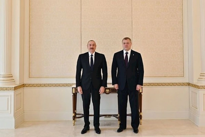 İlham Əliyev Həştərxan vilayətinin qubernatorunu qəbul edib — FOTO İlham Əliyev Həştərxan vilayətinin qubernatorunu qəbul edib — FOTO