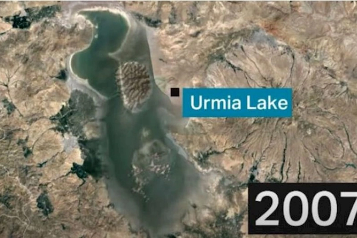 İran rejimi Urmiya gölünü məhv edir — VİDEO