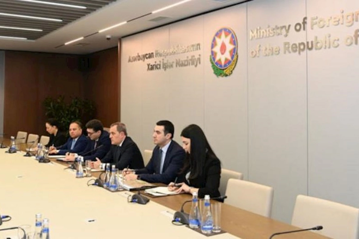 Ceyhun Bayramov Avropa Komissiyasının nümayəndəsini qəbul edib — FOTO