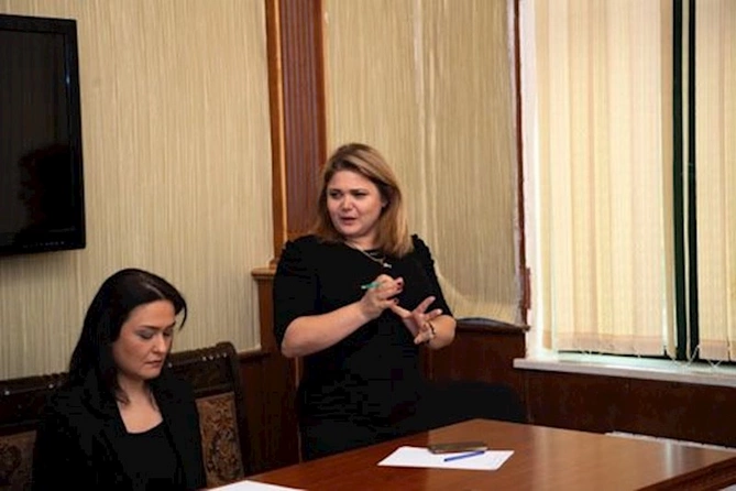 “Çevik Ekspertlər Qrupu”nun üzvləri Horadizdə qadınlarla görüşdü — FOTOLAR