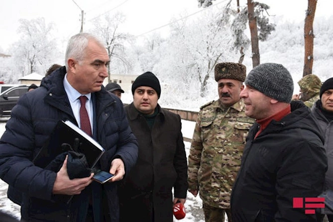 Azərbaycan nümayəndə heyəti sülhməramlılarla müzakirə üçün Xocalıda: Təkliflər qəbul olundu — YENİLƏNİB (FOTO/VİDEO)
