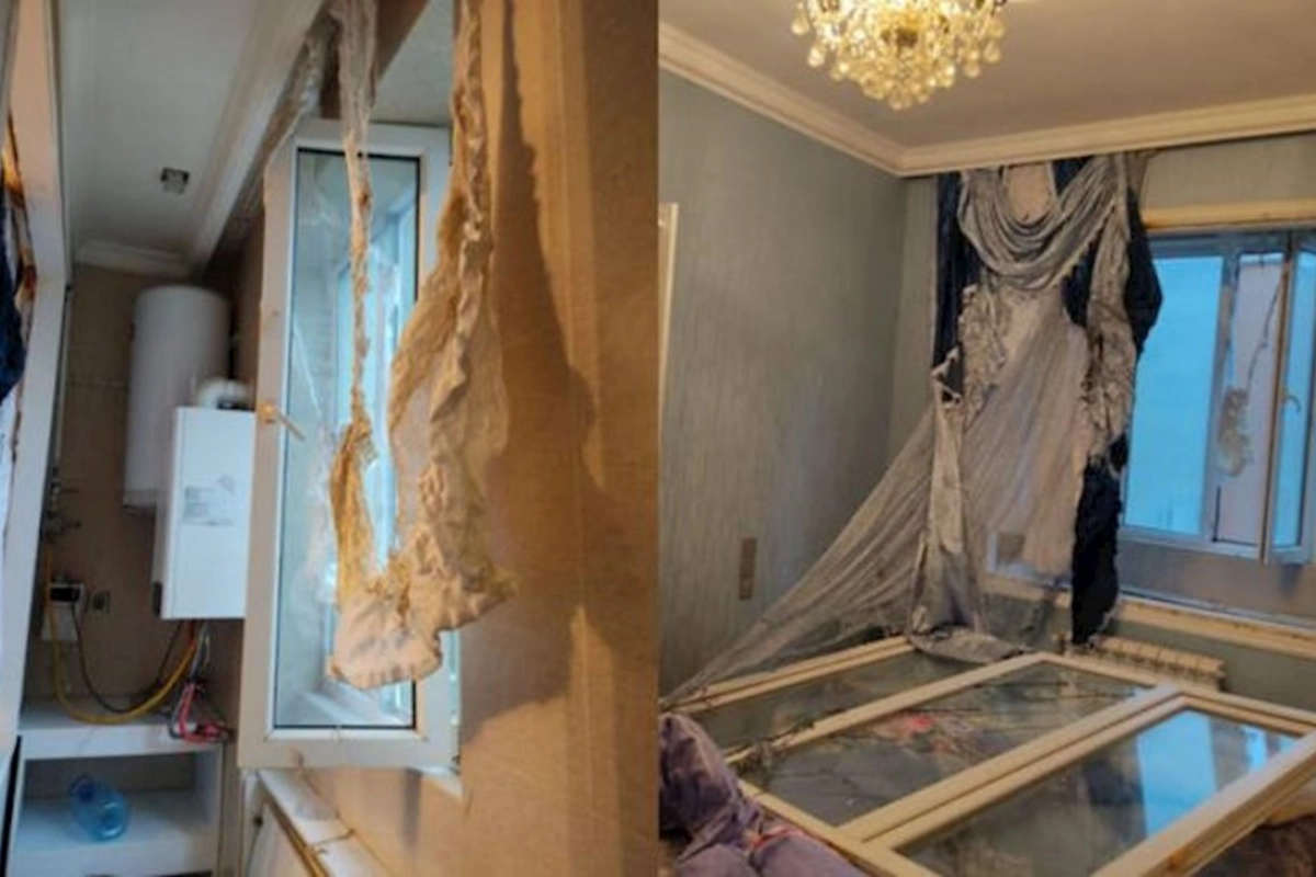 Masazırda yaşayış binasında PARTLAYIŞ: Xəsarət alan var — FOTO/VİDEO