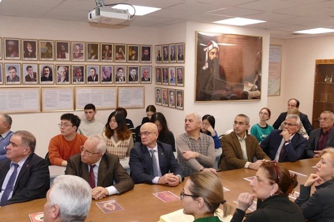 Moskvada Ömər Faiq Nemanzadənin 150 illik yubileyi qeyd edilib — FOTOLAR