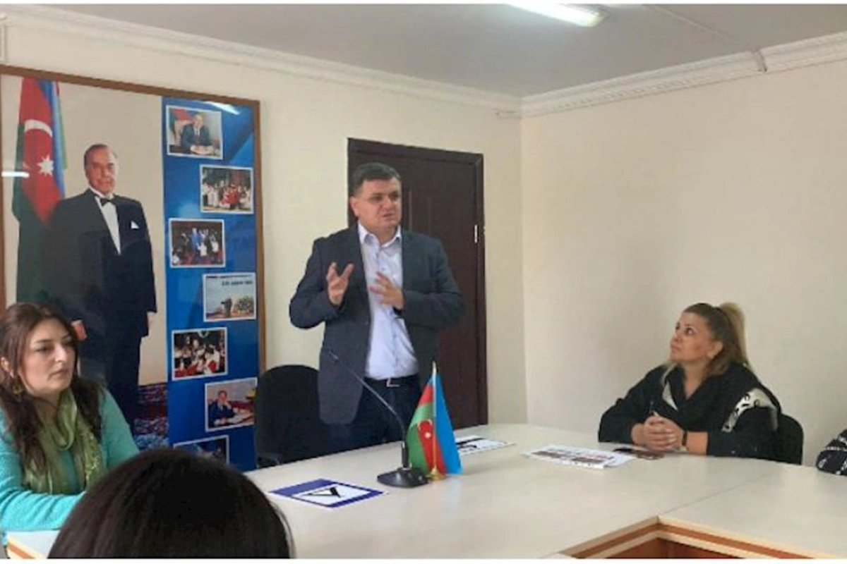 Elməddin Muradlı tələbələrlə görüşüb yol hərəkəti qaydalardan danışdı — VİDEO/FOTO