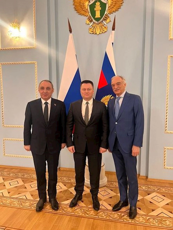 Azərbaycan, Rusiya və Ermənistan baş prokurorlarının görüşü keçirildi — FOTO