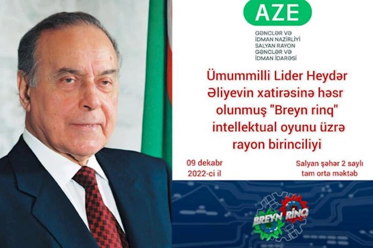 Heydər Əliyevin xatirəsinə həsr olunmuş “Breyn rinq” üzrə rayon birinciliyi keçirilib — FOTO