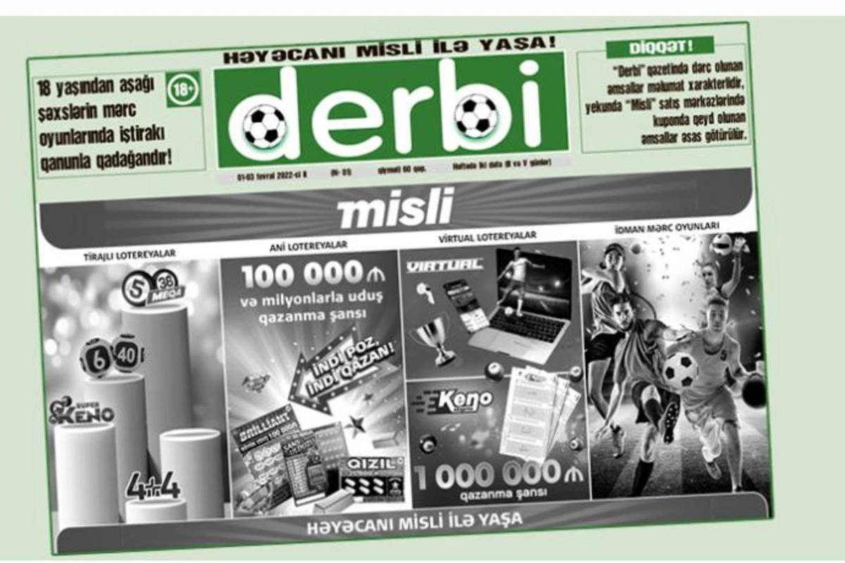 Azərbaycanda “Derbi” adında yeni qəzet fəaliyyətə başladı